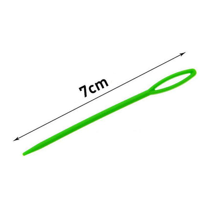 Mix Colour 20PCS Plastic Darning Threading Weaving Sewing Needles Great for Kids - Aimall