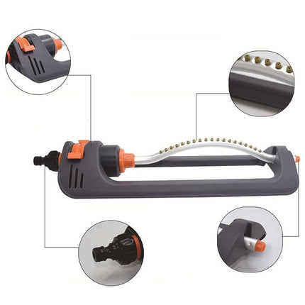 4Spray Modes Automatic 19 Hole Rotary Lawn Sprinkler Wide Range Watering Flowers