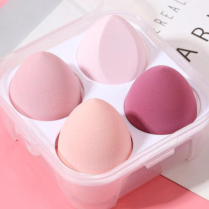 4PCS Value Makeup Foundation Blender Sponge Blending Puff Cosmetic Beauty Eggs - Aimall