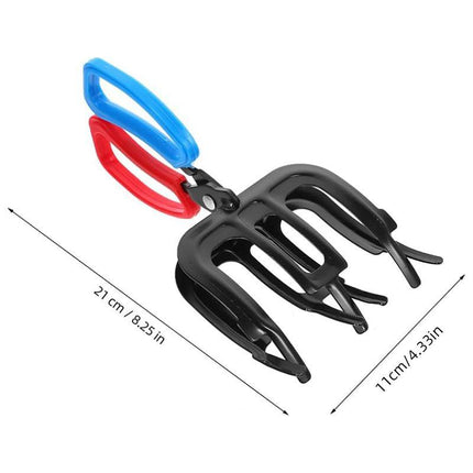 2pcs Fish Clamp Control Pliers Triple Teeth Fish Grabber Fishing Accessories