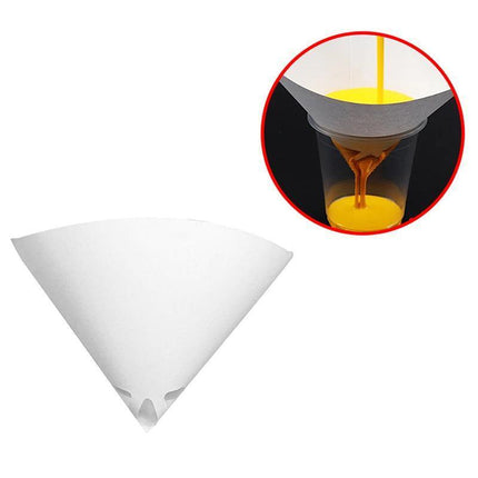 Up to 100PCS Micron Paint Paper Strainers Sieve Filter Nylon Mesh Net Funnel - Aimall