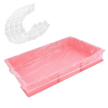50Pcs Rabbit Cage Liners Disposable Plastic Mat Films Hamster Cage Cleaning Pad