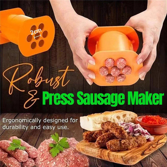 Hot Dog Maker Meat Strip Squeezer Pasta Balls DIY Kitchen Prototyping Gadget