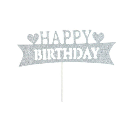 Happy Birthday Cake Topper Colour Printed Acrylic Party Decorations Au Stock - Aimall