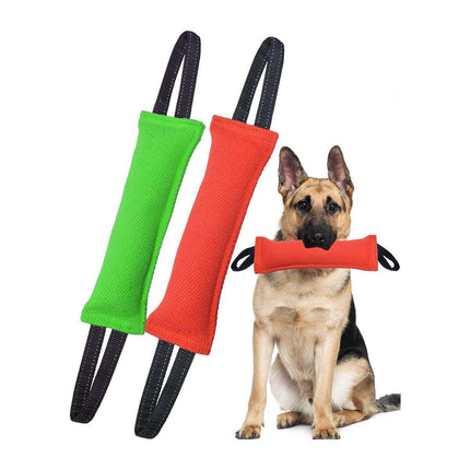 Cloth Bite Stick Teether Dog Training Bite Stick Durable Chew Toy for Pets