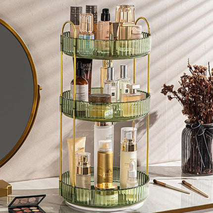 Rotating Cosmetic Organiser Home Storage Shelf Box for Makeup and Beauty Product