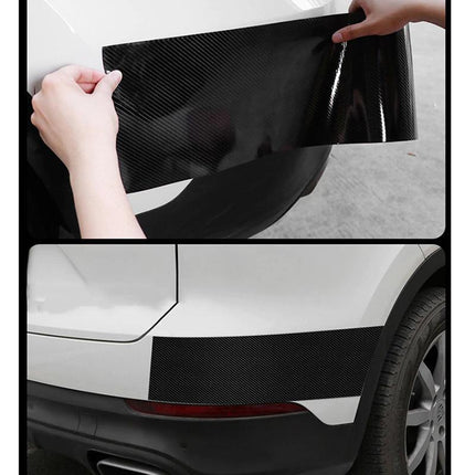 10CM*5M Carbon Fiber Car Sticker Door Sill Scuff Anti-Scratch Tape Protector Kit - Aimall