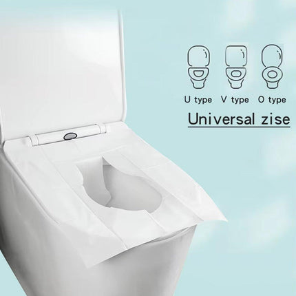 50pcs Dissolvable Disposable Toilet Paper Travel Hotel Portable Toilet Pads