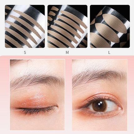 Eyelid Tape Stickers 120Pcs Natural Invisible- Adhesive Eye Lift Strips Tool - Aimall
