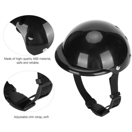 Motorcycle Pet Helmet Dog Cat Riding Hat Toy Accessory