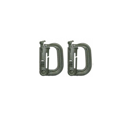 2/5pcs Outdoor D-ring Buckle for Backpack Mountaineering Hiking Camping Clip