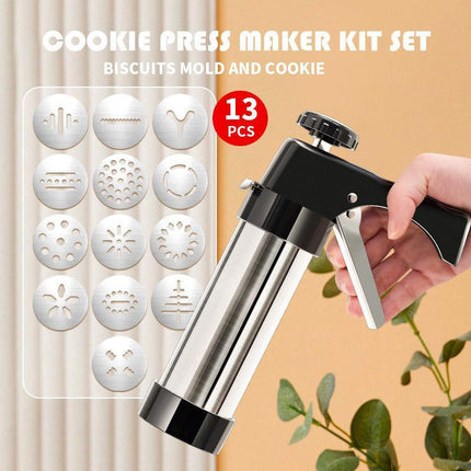 Biscuit Maker Squeeze Gun Laminating Gun for Home Baking Tools Moulds Set