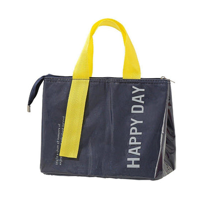 Large Capacity Lunch Bag Outdoor Picnic Aluminum Foil Portable Thermal Bag - Aimall