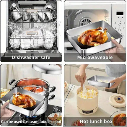6pcs Food Storage Containers with Lids Kitchen Organizer Fresh Box Set BPA-Free
