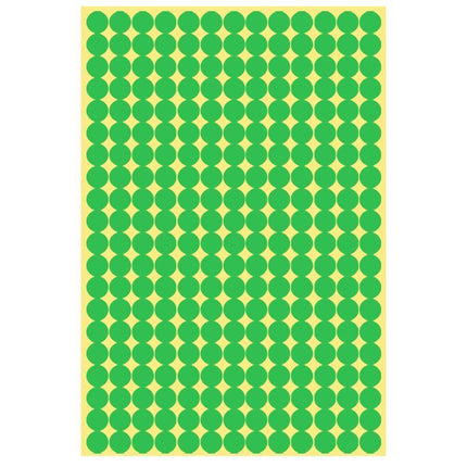 8/13/25/50mm Sticker Dots Adhesive Round Labels Circular Scrapbooking Light Green - Aimall