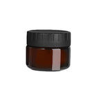 10pcs Brown PET Plastic Wide Mouth Bottles for Storage and Skincare Packaging