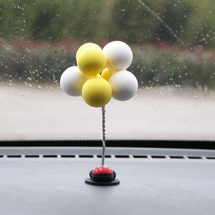 Bobblehead Shaking Head Toys Car Ornaments Car Dashboard Decor Nodding Balloon - Aimall
