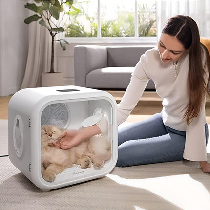 62L Smart Pet Hair Dryer Box Automatic Dryer for Cats and Small Pets Safe Use