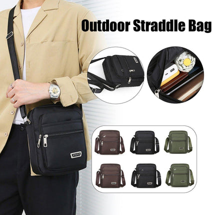 Mens Crossbody Shoulder Bag Travel Messenger Bag Casual Handbag for Boys and Men
