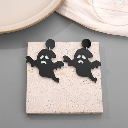 Halloween Ghost Earrings Punk Style Jewelry for Women Gothic Fashion Accessories