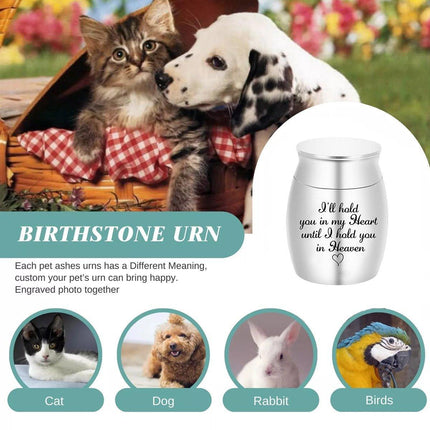 Cremation Urn Holder for Ashes Small Dog Cat Pet Memorial Keepsake Box Funeral