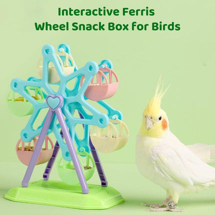 Interactive Parrot Educational Toys Bird Cage Training Supplies Xuan Feng Peony
