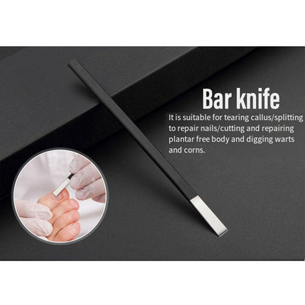 Home Pedicure Knife Set for Callus Removal Dead Skin Peeler Tool with 4 Blades