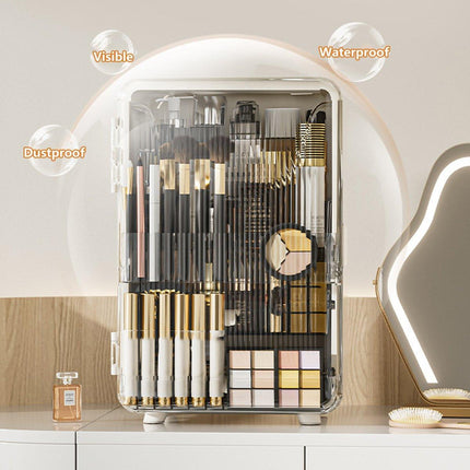 Large Capacity Desktop Organizer Makeup Organizer Storage for Home Office