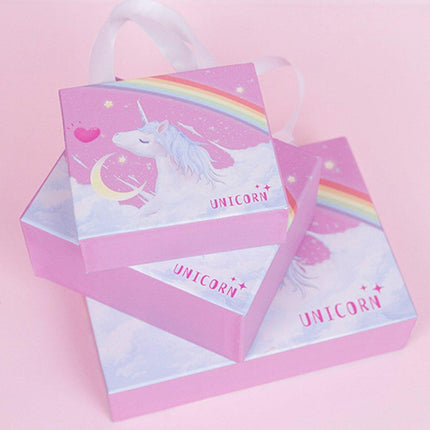 5/10PCSUnicorn Gift Box Empty Packaging for Lipstick Makeup Cosmetic Drawer Case