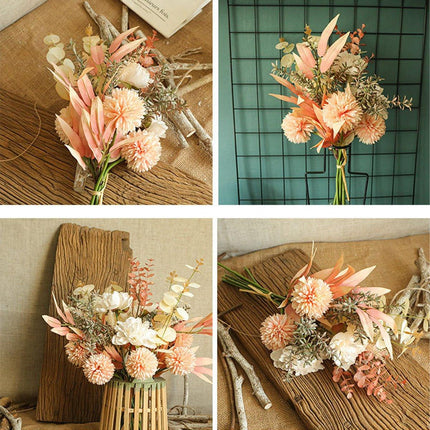 Home Decor Fake Flower Bouquet Artificial Flowers Living Room Wedding Decoration