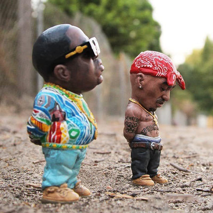 New Rapper Star Cool Hip Hop Guy Ornaments Creative Desktop Statue Home Decorate - Aimall