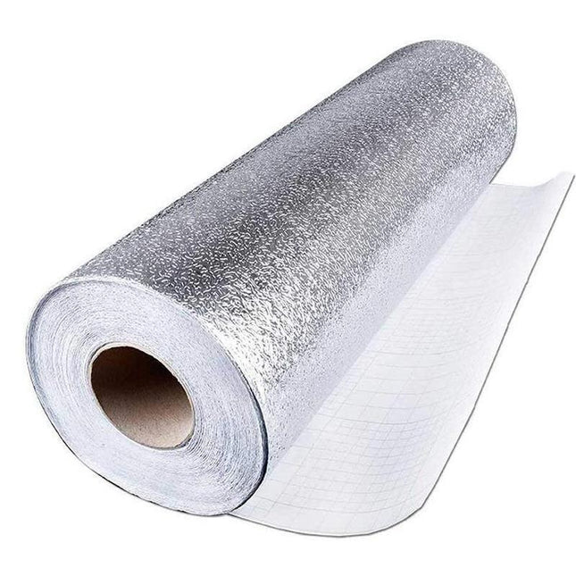 Waterproof Oil Proof Aluminum Foil Sticker Self Adhesive Kitchen Wallpapers AU - Aimall