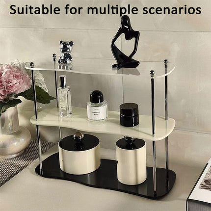 Removable Acrylic Display Stand Desktop Storage Organizer Holder Perfume Rack