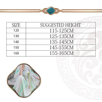Girl Ancient Hanfu Embroidered Tang Suit Chinese Traditional Dress Princess - Aimall