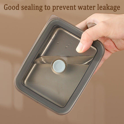 4pcs Sealed Crisper Food Storage Container Set Bento Box Refrigerator Organizer