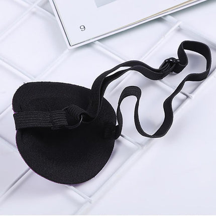 New 1/2PCS Eye Patch Eye Shade Concave Washable Adjustable Strap Black - Aimall