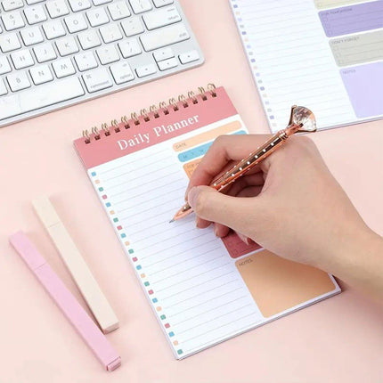 20PCS A5 Spiral Week Planner Efficient Time Management Notebook Schedule Book