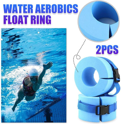 2pcs Swimming Gear Arm Floats Big Buoyancy Water Sports Tie Legs and Feet Rings