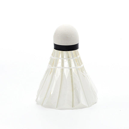 12 Pcs Badminton Shuttlecocks Durable Gooes Feather Badminton Ball For Training