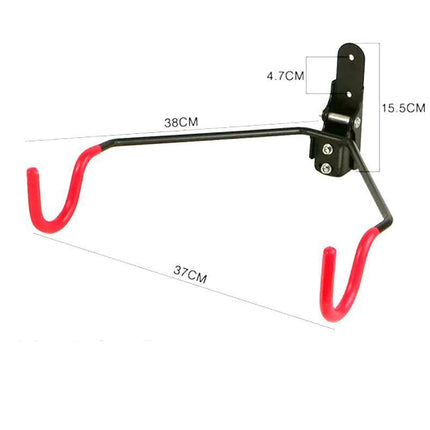 Bike Bicycle Hanger Hook Wall Mounted Garage Storage Rack Mount Steel - Aimall