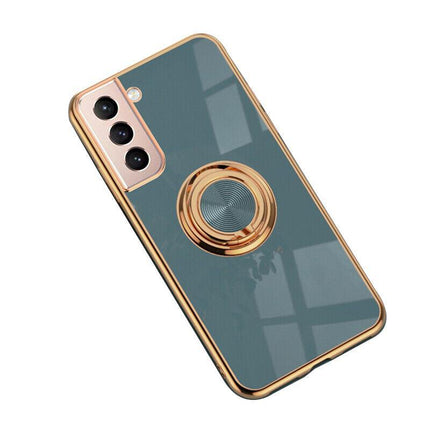 Grey Magnetic Shockproof Ring Holder Case Cover For Samsung S22 Ultra S22Plus Note 20 - Aimall