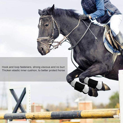 4pcs Show Jumping Horse Leg Warmers Gaiters for Joint Protection Equine Gear