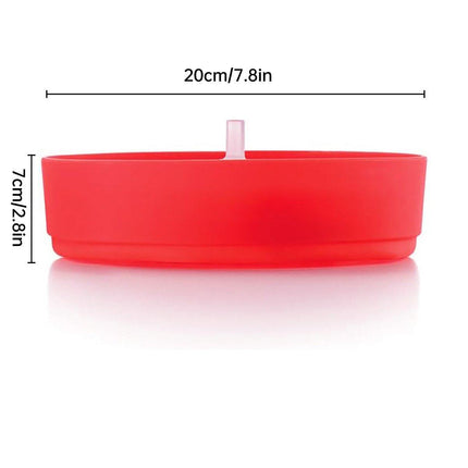 Foldable Silicone Microwave Popcorn Bucket High Temperature Resistant Bowl