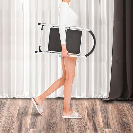 Folding Portable Multi Step Ladder with Handrail Household A Type Iron Ladder