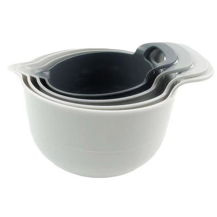 4pcs Salad Bowls with Handles Vegetable and Fruit Snack Serving Plates Durable