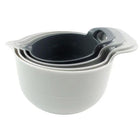 4pcs Salad Bowls with Handles Vegetable and Fruit Snack Serving Plates Durable