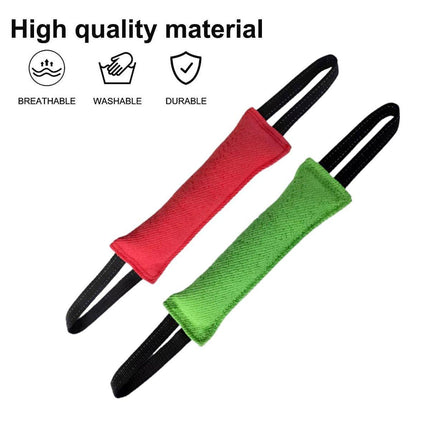 Cloth Bite Stick Teether Dog Training Bite Stick Durable Chew Toy for Pets