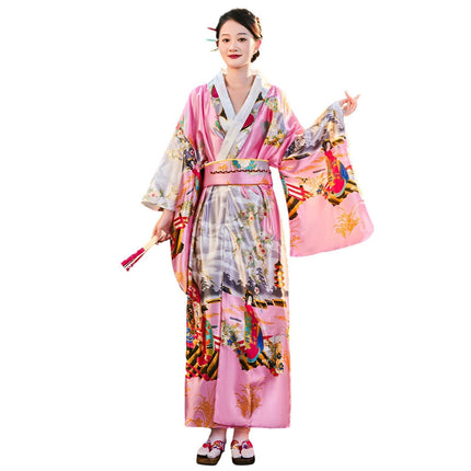 kimono Japanese lapel large size cardigan female formal dress Halloween - Aimall
