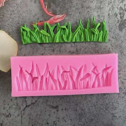 2PCS Grass Shape Silicone Cake Mold DIY Chocolate Baking Tool for Cookies Cake