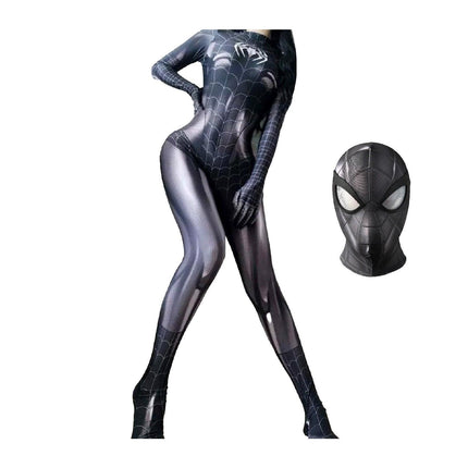 Venom Amazing Spider-Man Cosplay Tights TikTok Same Style Internet Celebrated Women's CosMJ Costume Jumpsuit